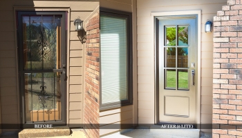 residential traditional doors before and after
