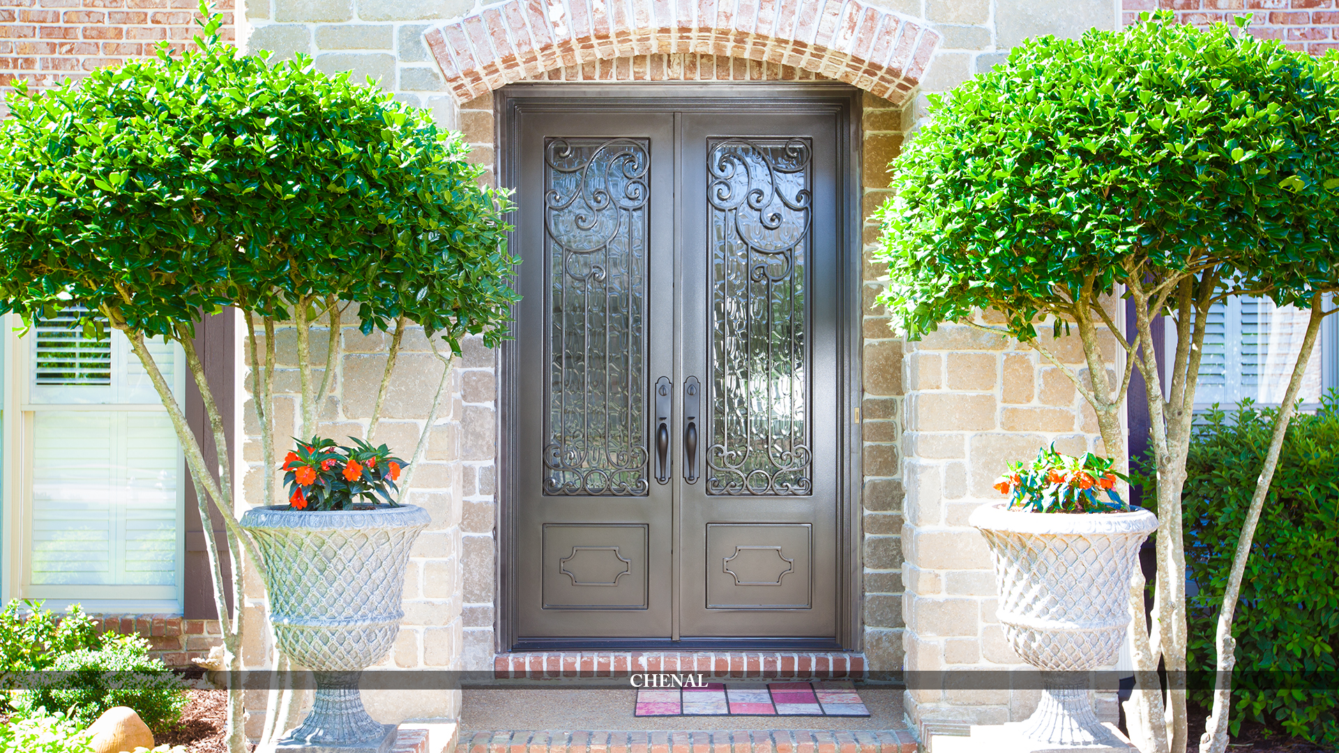 custom elegant iron entry doors for homes