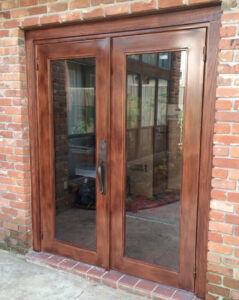 clear glass residential replacement double doors