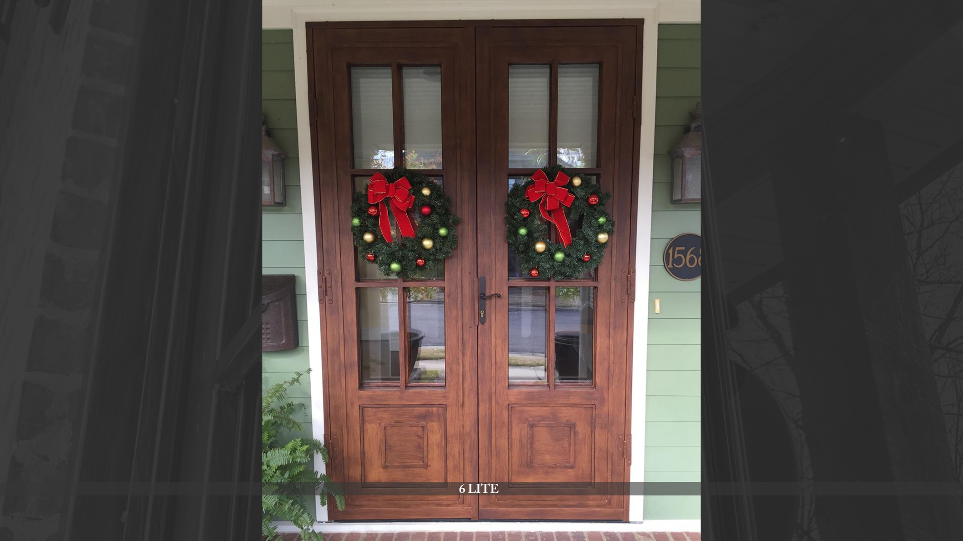 traditional wood residential security doors