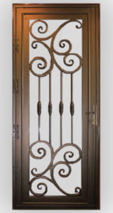 ornamental iron security doors