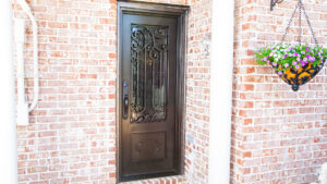 custom elegant iron residential doors