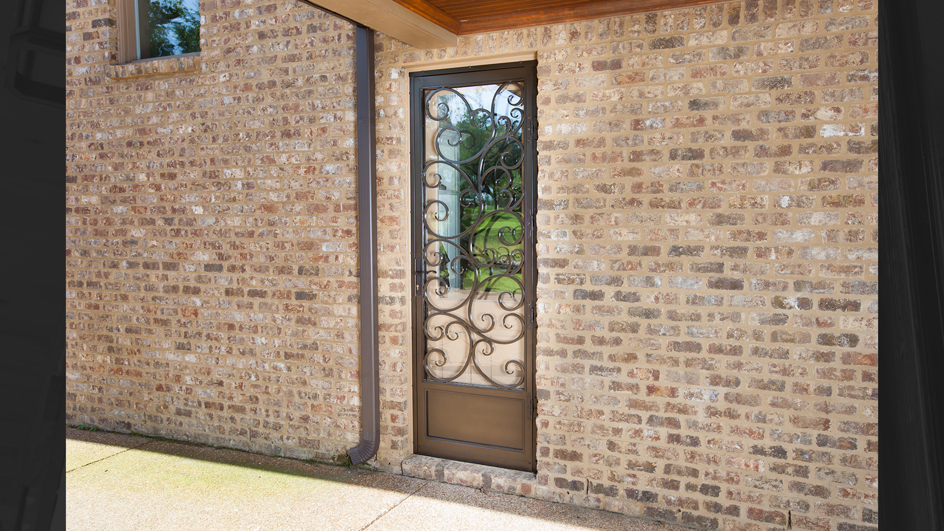 elegant steel storm security doors