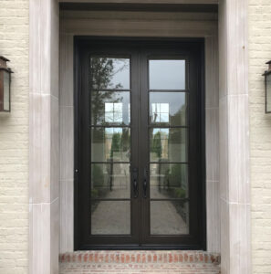 custom ornamental steel entry doors