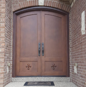 custom ornamental steel residential doors