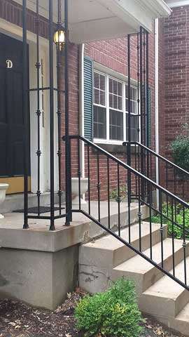 Ornamental Iron Entry Doors & Handrails/Columns - Iron Crafters